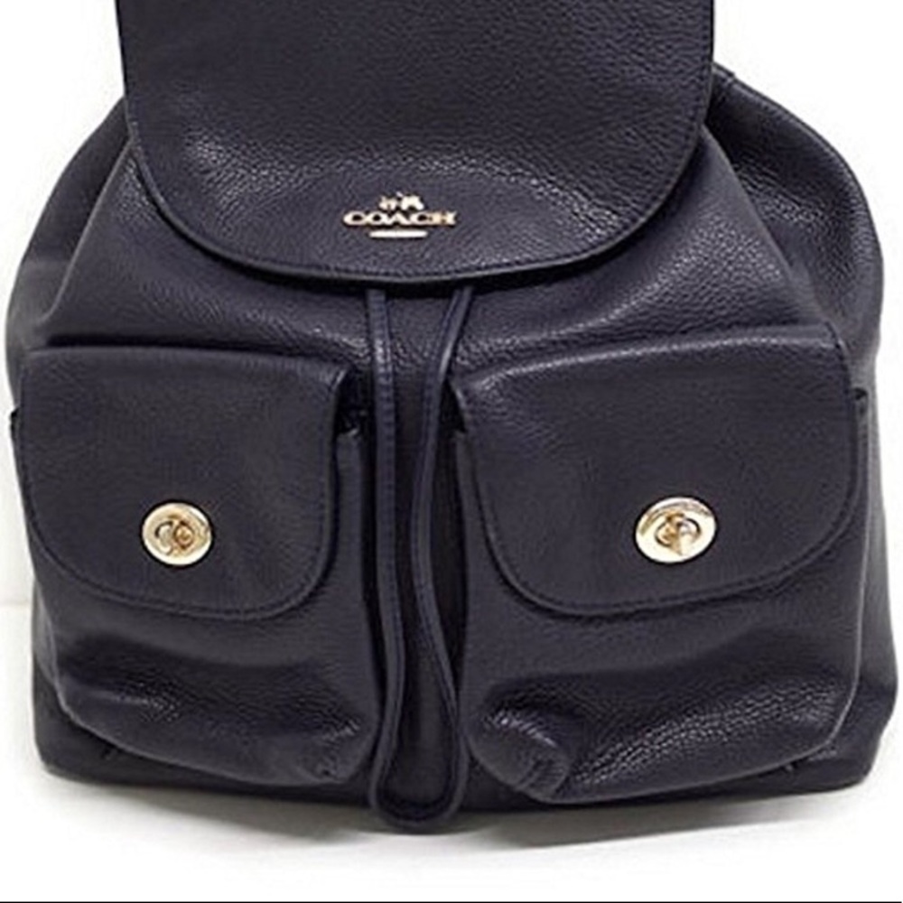 Coach navy/black backpack